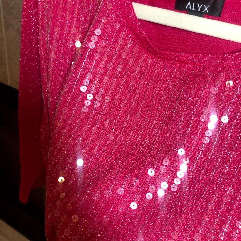 Pink Shimmery Sweater/Top
